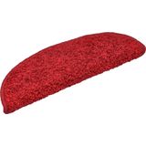 vidaXL Trapmatten - Rood - 30 Stuks - 100% Getuft PP