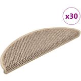 Trapmat - Donkerbeige - Stof - Antislip - Wasbaar - 30 Stuks