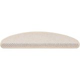 vidaXL Trapmatten zelfklevend Sisal-Look 30 st 65x21x4 cm Berber