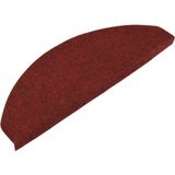 vidaXL Trapmatten Rood - 30 Stuks - 100% Naaldvilt