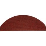 vidaXL Trapmatten Rood - 30 Stuks - 100% Naaldvilt