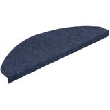 vidaXL Trapmatten Blauw - 30 Stuks - 100% Naaldvilt