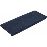 vidaXL Trapmat - Blauw - 100% Naaldvilt - 30 Stuks