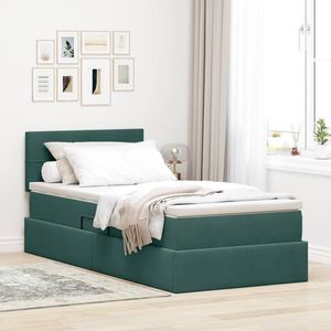 VECELO Bedframe 90 x 200 cm, metalen bed met dik hoofdeinde en lattenbodem, modern logeerbed tienerbed met opbergruimte onder het bed, perfect voor slaapkamer, zwart VECELO Bedframe 90 x 200 cm, metalen bed met dik hoofdeinde en lattenbodem, modern logeerbed tienerbed met opbergruimte onder het bed, perfect voor slaapkamer, zwart