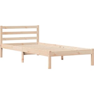 vidaXL - Bedframe - Massief Grenenhout - 80x210 cm