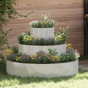 Cilindrische Planter - Gegalvaniseerd Staal - Industrieel Design