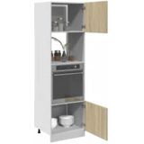 Vidaxl - Mikrowellenumbauschrank Lyon Sonoma-Eiche 60x57x207 cm Holzwerkstoff