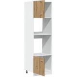 vidaXL Magnetronkast Lyon 60x57x207 cm bewerkt hout ambachtelijk eiken