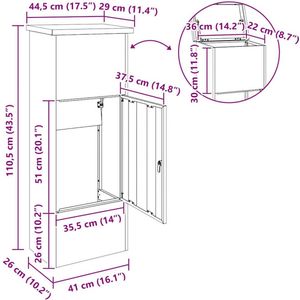 Outdoor Parcel Drop Box - Veiligheid - Waterbestendig - Duurzaam