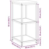 Modulaire Opslag - Stalen Frame - Ondoorzichtig - Duurzaam Ontwerp