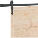 Rustieke Schuifdeur - Bruin - Massief Grenenhout