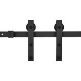 Rustieke Schuifdeur - Bruin - Massief Grenenhout