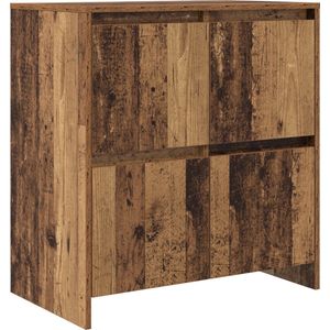 vidaXL Dressoir - Rustiek Hout - Bewerkt Hout - 70 x 41 x 75 cm