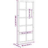Schuurdeur - Rustiek - Massief Grenenhout - Matte Afwerking
