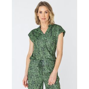 ES&SY - Sharon Dresses - Jerseyjurk - Groen/Multi-Colour