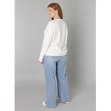 Base Level - Yanara - Gebreide Trui - Ecru - Lange Mouwen