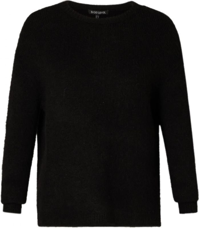Base Level - Yanara - Gebreide Trui - Zwart