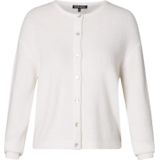 Base Level - Cardigan Yuli - Ecru - Met Wol en Knoopsluiting