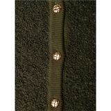 Yest - Gebreid Vest - Donkergroen - Met Wol