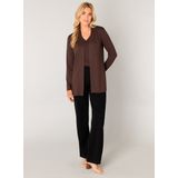 Base Level - Vest Yayla - Bruin - Van Elastisch Tricot