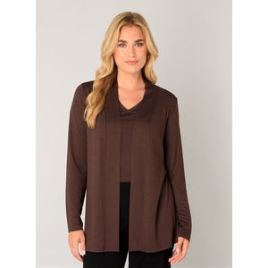 Base Level - Vest Yayla - Bruin - Van Elastisch Tricot