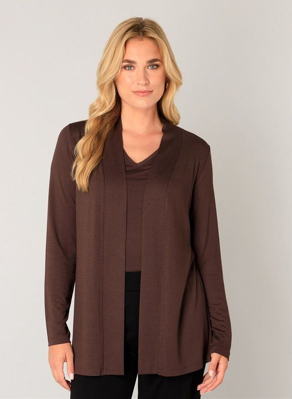 Base Level - Vest Yayla - Bruin - Van Elastisch Tricot