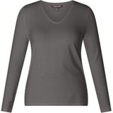 Base Level - Top - Grijs - Fijn Gebreid