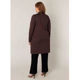 BASE LEVEL CURVY - Ayla Long Vest - Bruin