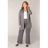 Base Level Curvy - Vest - Grijs - Fijn Gebreid