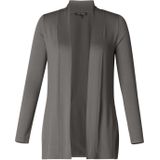 Base Level Curvy - Vest - Grijs - Fijn Gebreid