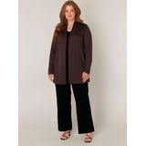 Base Level Curvy - Fijn Gebreid Vest - Donkerbruin