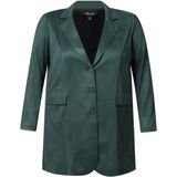 Colletta - Oversized Blazer - Donkergroen
