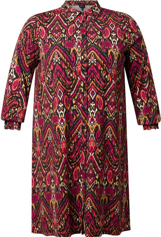 Colletta - Tuniek - Multi - Lange Mouwen - Knoopsluiting