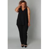 Colletta - Mouwloze Top - Zwart