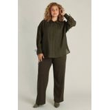 Yest Curve - Blouse - Donkergroen