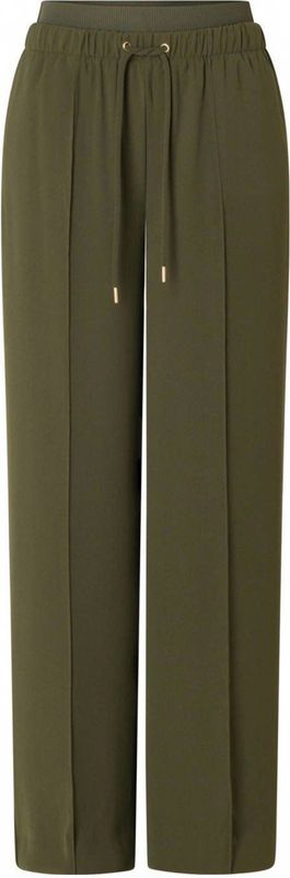 YEST - CURVE Greta Bottoms - Army Green - Pantalon - Loose Fit