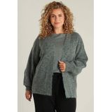 Yest Curve - Gebreid Vest - Grijs - Met Wol