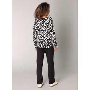 ES&SY - Eveline Tops - Zwart/Off White - Tricot