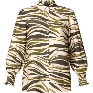 ES&SY - Eliz Tops - Blousetops - Groen/Multi-Colour