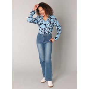 ES&SY - Esmae - Blouse - Dark Blue/Multi col