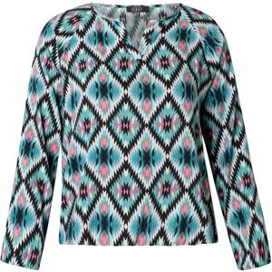 ES&SY - Evelyn Tops - Multi-Colour - Blousetop - Zwart