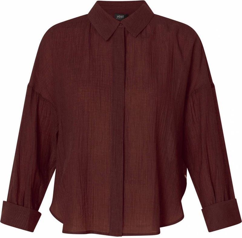 Yest Curve - Blouse - Donkerrood