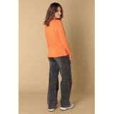 IVY BEAU - Revi Tops - Mandarin orange - Longsleeve