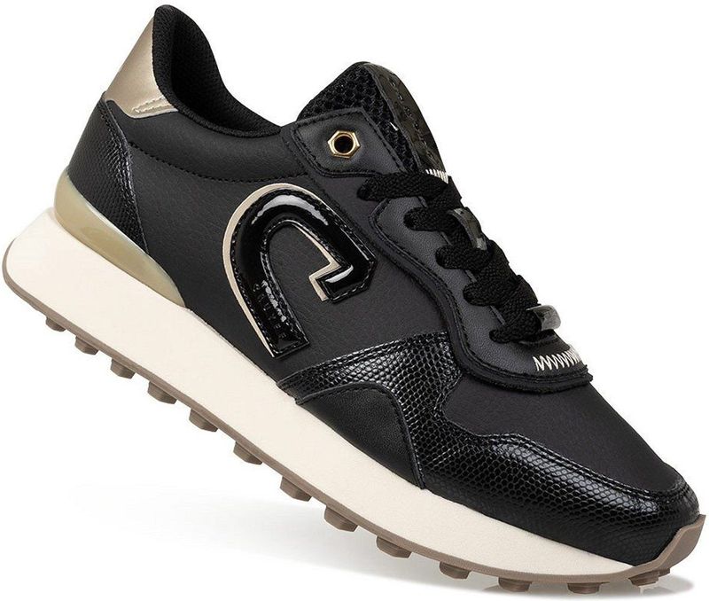 Cruyff - Park Runner - Sneaker - Black - Leer