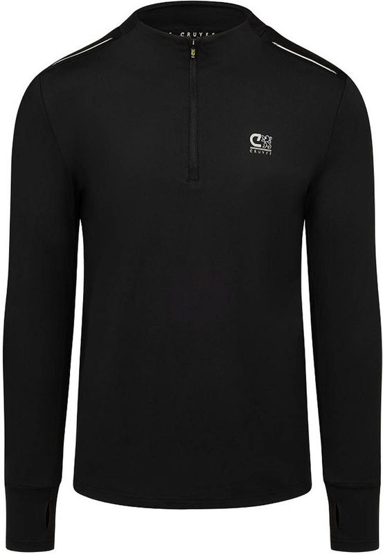 Cruyff Ametrine Trainingstrui 1/4-Zip Zwart