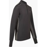 Cruyff - Ametrine Trainingstrui - Donkergrijs - 1/4-Zip - Kids