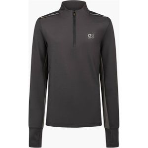 Cruyff - Ametrine Trainingstrui - Donkergrijs - 1/4-Zip - Kids