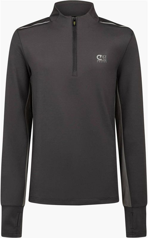Cruyff - Ametrine Trainingstrui - Donkergrijs - 1/4-Zip - Kids