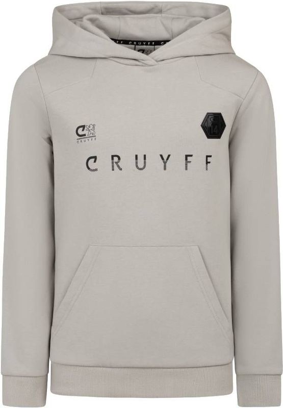Cruyff - Onyx Hoodie - Lichtgrijs - Kids
