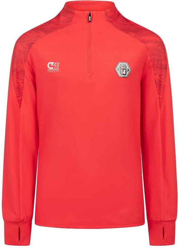 Cruyff - Mellite - Trainingstrui - Rood - 1/4-Zip Kids